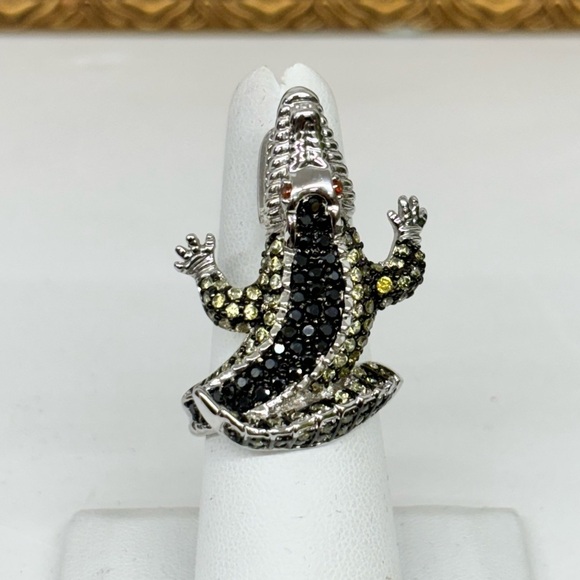 Crocodile Statement Ring - Picture 3 of 4